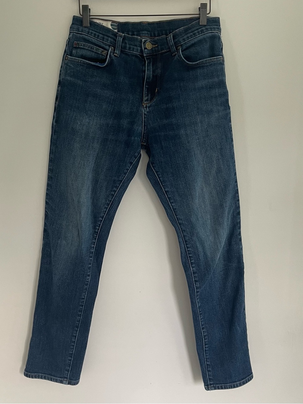 Marine Layer Men’s Slim Straight Jeans - Dark Blue Denim